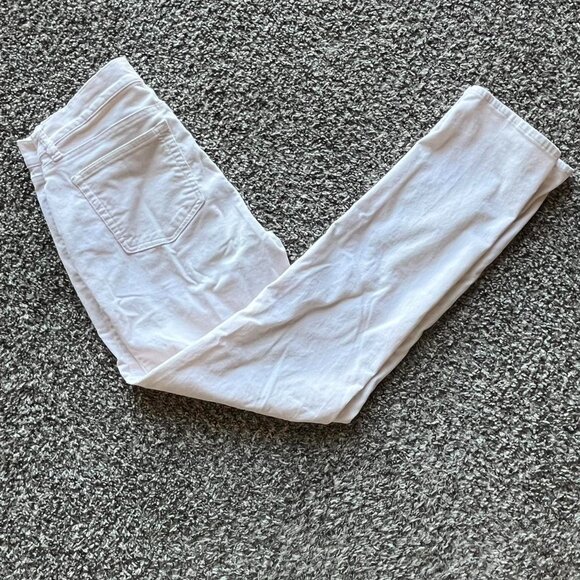 White Corduroy Lauren Ralph Lauren Straight Leg Pants, Womens Size 8 Pants - Picture 1 of 8